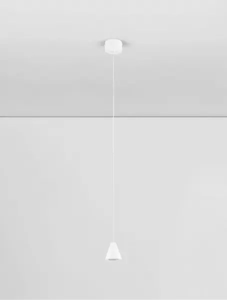 LED biely moderný luster Irmos