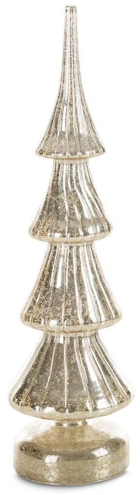 DEKORAČNÁ SOŠKA LED 9X36 CM STRIEBORNÁ