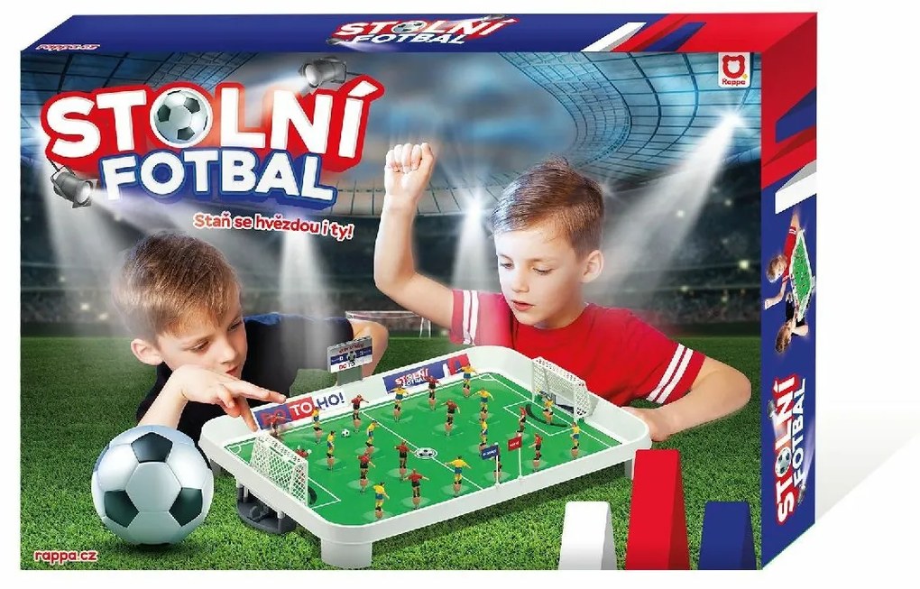 Stolná hra Futbal so českými popiskami, 53 cm