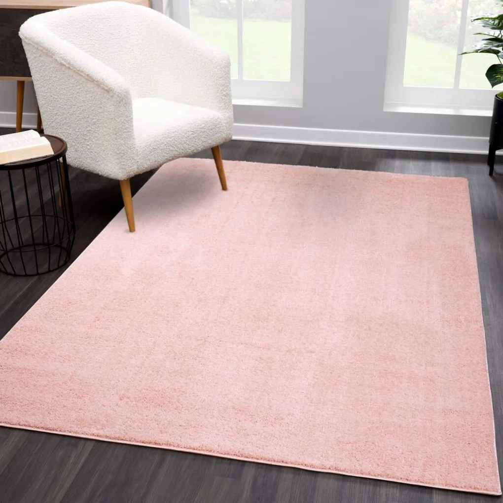 Dekorstudio Koberec s dlhým vlasom SOFTSHINE ružový Rozmer koberca: 80x300cm
