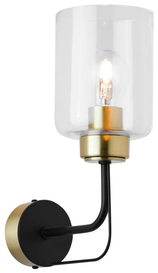 Jupiter 1883 - Nástenné svietidlo CERES 1xE27/15W/230V zlatá/čierna