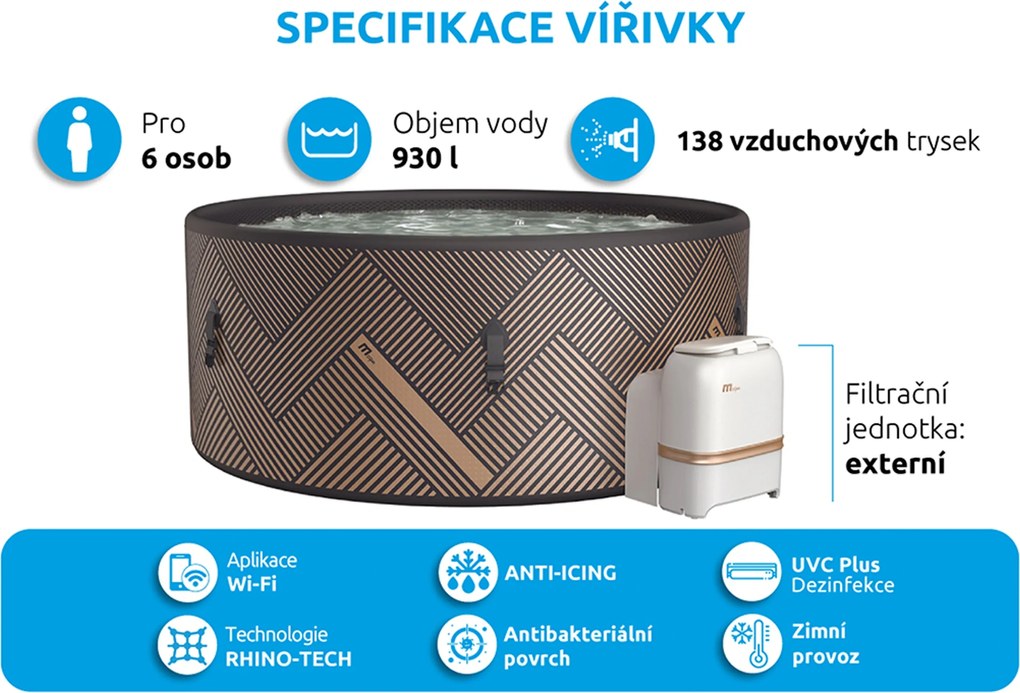 Mspa | Vírivý bazén MSPA Mono F-MO062W | 11400276