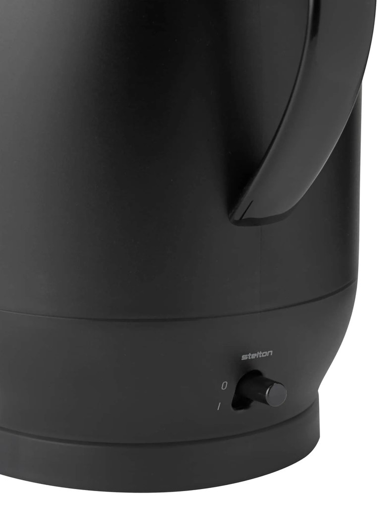Stelton Rychlovarná kanvica Amphora Soft Black 1,2 l