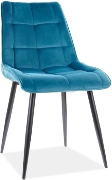 Čalúnená jedálenská stolička Chic Velvet - výber z 8 prevedení