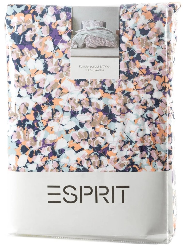 MAKOSATÉNOVÉ OBLIEČKY ESPRIT05 160X200 CM, 2 KS 70X80 CM VZOROVANÉ