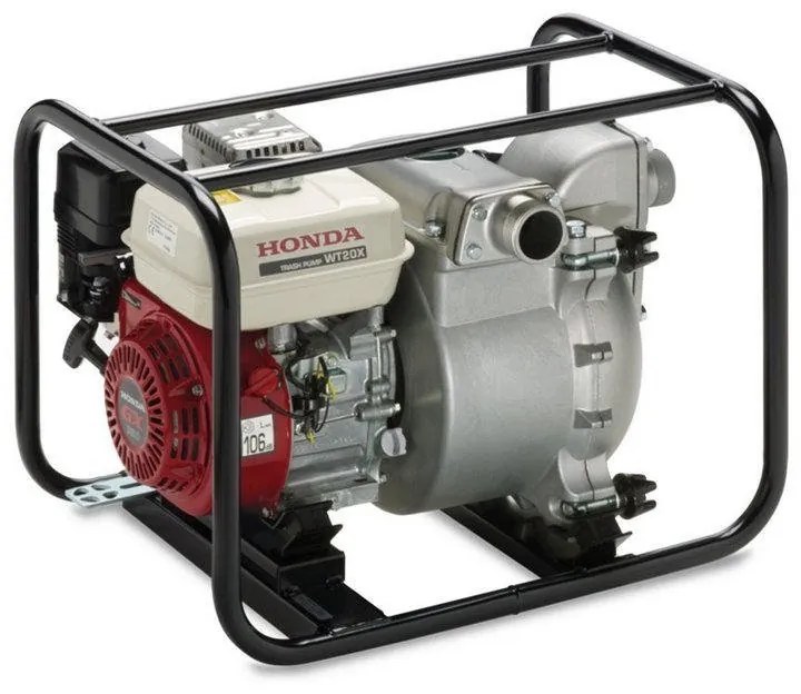 Čerpadlo benzínové vodné, kalové - Honda WT20; 163 cm³; 3,6 kW (4 T)