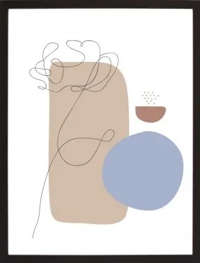 Rámovaný obraz Abstraktný obrazec I, 30x40 cm%