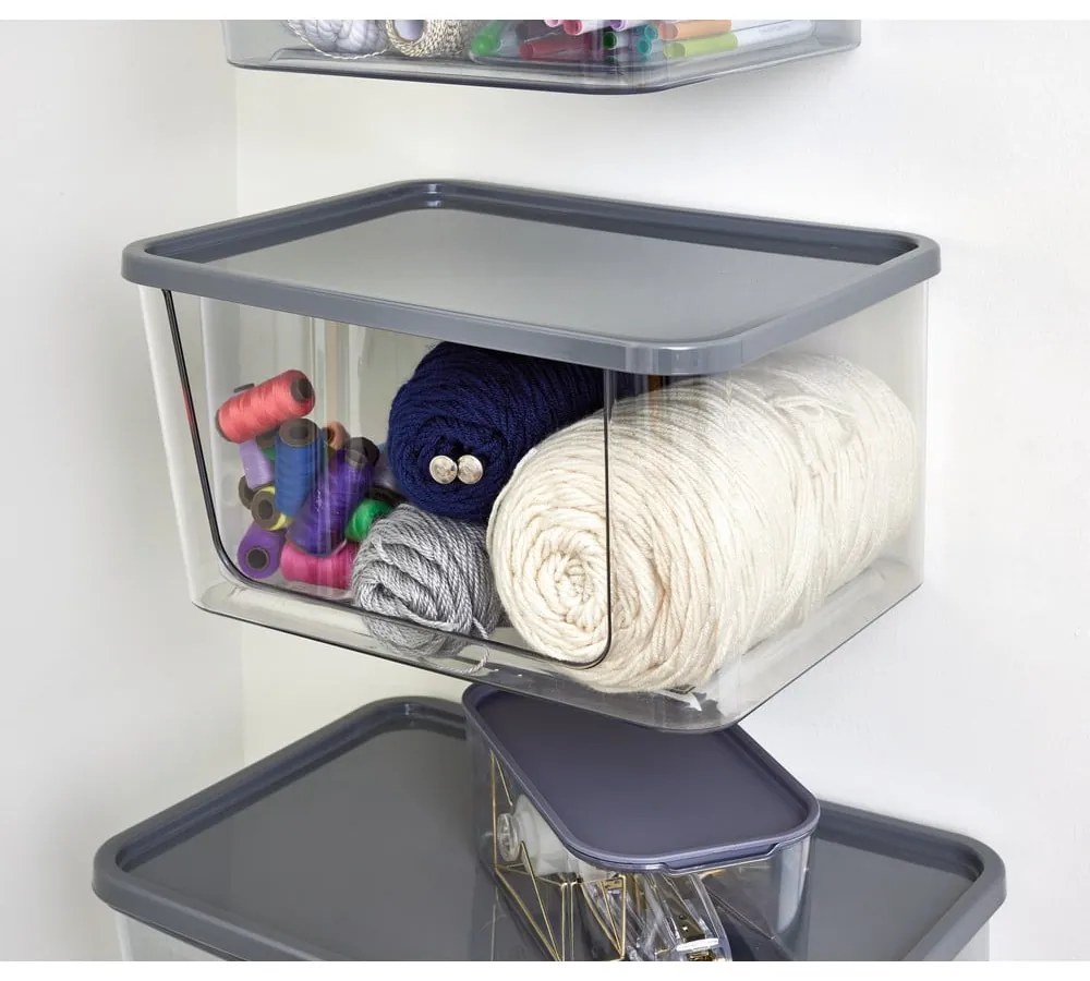 Nástenný úložný box z recyklovaného plastu iD Wallspace - iDesign