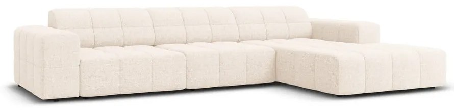 Krémová rohová pohovka (pravý roh) Chicago – Cosmopolitan Design