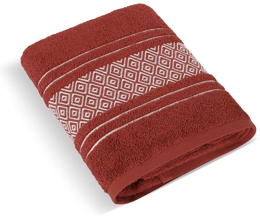 Brotex Froté osuška Mozaika 70x140cm 550g terra