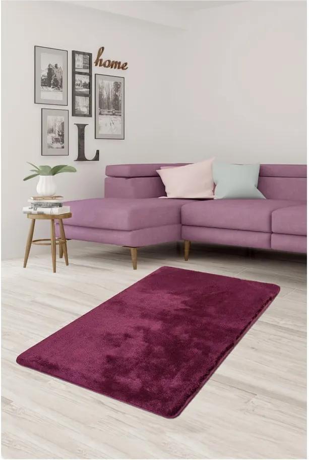 Fialový koberec Milano, 120 × 70 cm