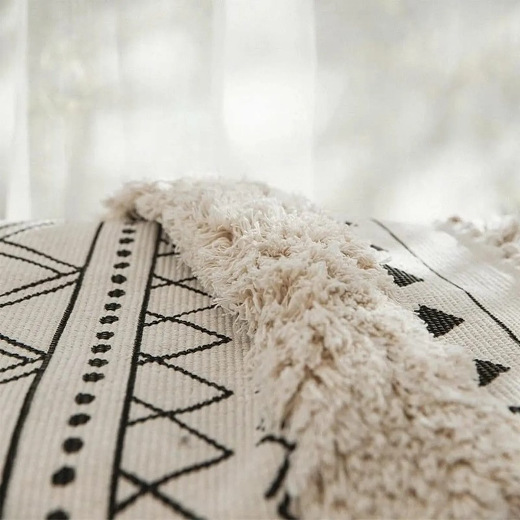 Vzorovaný koberec BOHO 160x50 béžový