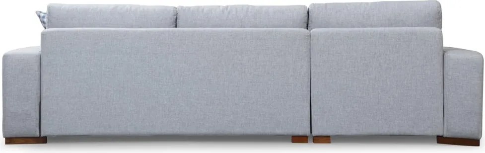 Rohová sedací souprava Loop 290 cm šedá levá