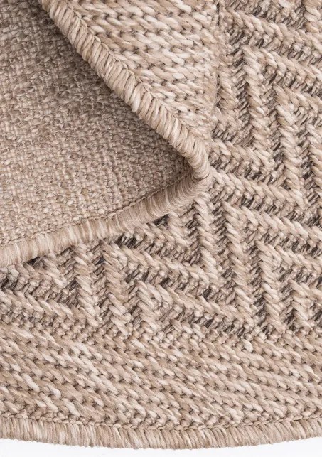 Koberec PATIO INT 5007/170 naturálny kruh