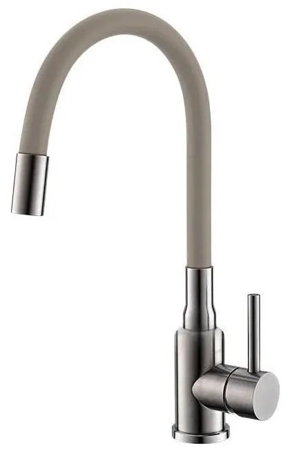 ALVEUS 1144429-Drezová batéria s flexibilným ramienkom MINTAS 34 cm oceľ/béžová