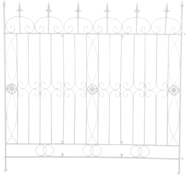 Mriežka na popínavé rastliny Mangold - 115 x 125 cm - Biela