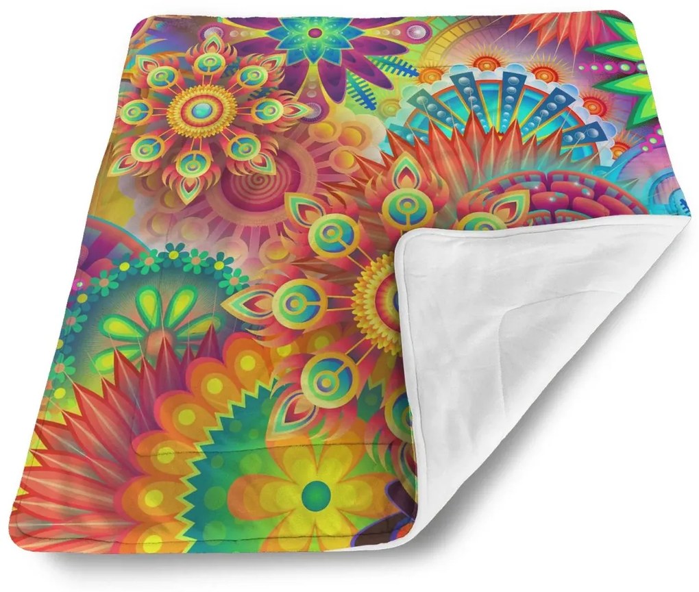 Sablio Deka pre bábätko Farebné obrazce - 90x120 cm