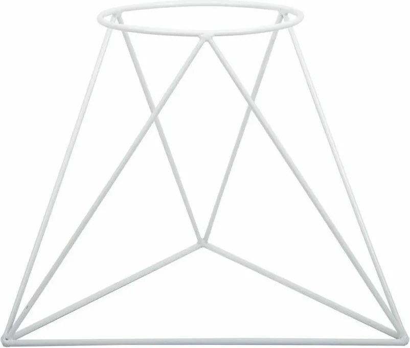 STOJAN NA KVETINÁČ TRIANGLE 40X45X24 CM BIELA