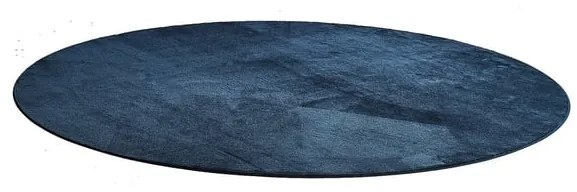Okrúhly koberec ROBIN, Ø 3500 mm, tmavomodrý