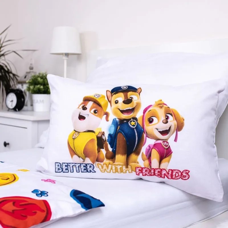 Obliečky do postieľky Paw Patrol PP498 baby, 100x135 / 40x60 cm