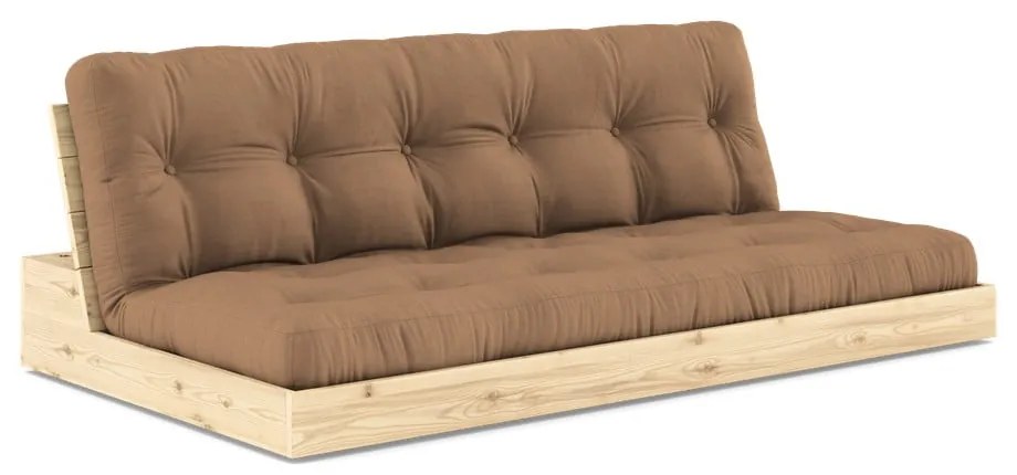 Hnedá rozkladacia pohovka 196 cm Base – Karup Design