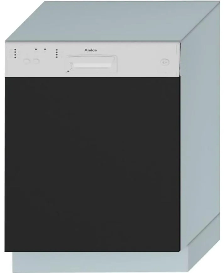 Predná stena umývačky Denis 60po čierna mat