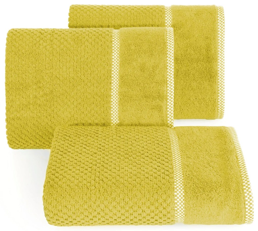 FROTÉ UTERÁK CALEB5 70X140 CM HORČICOVÁ