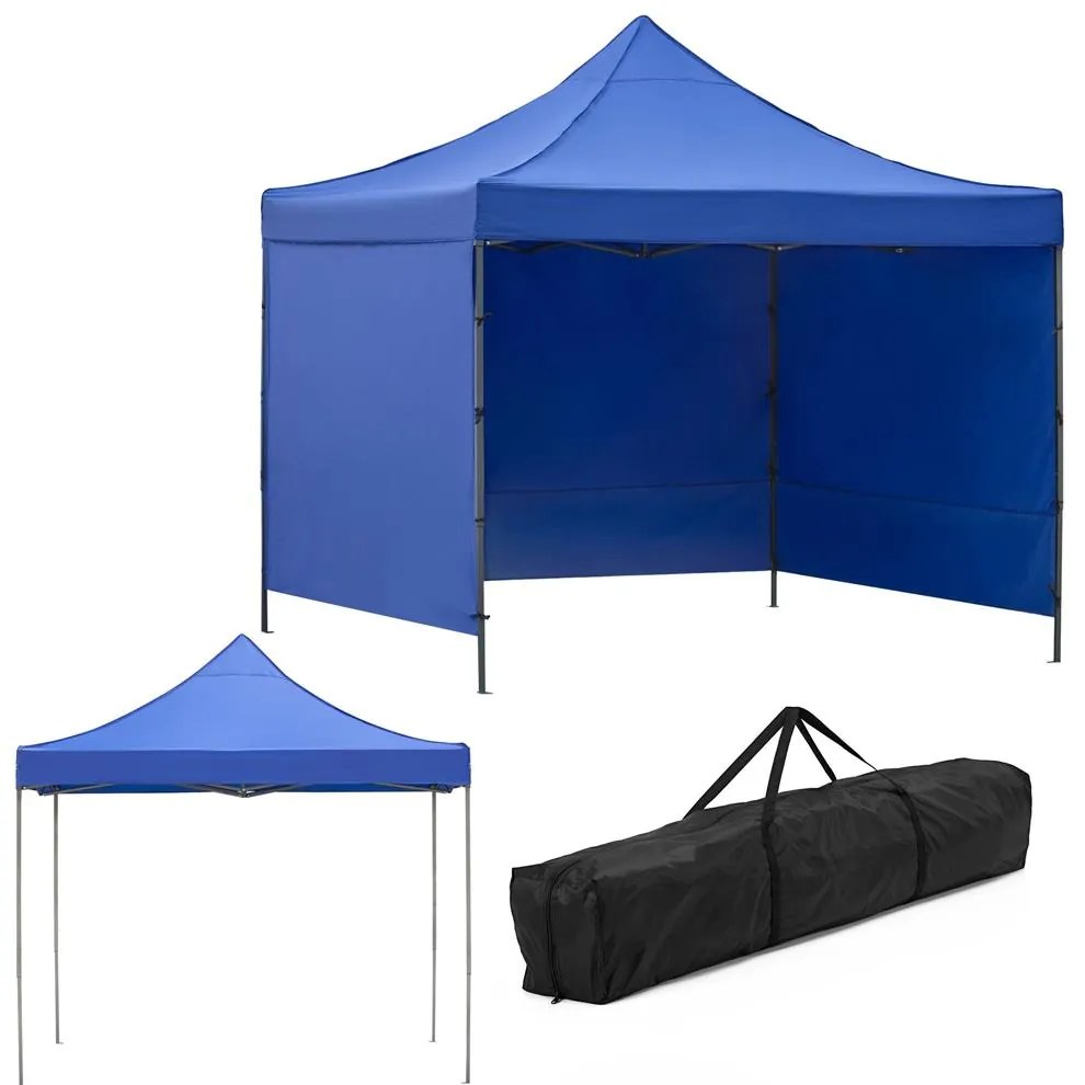 Nožnicový stan 3×3 m – námornícka modrá, záhradný a výstavný pavilón Springos GP0002