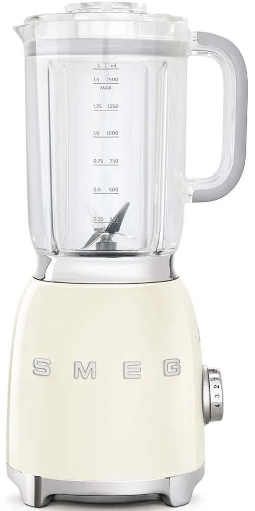 50's Retro Style blender 1,5l plastová nádoba krémový - SMEG