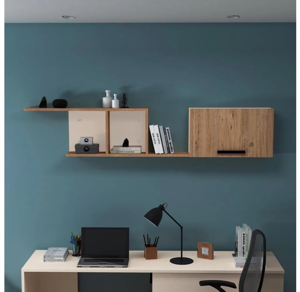 Nástenná polica NEWRA 35x150 cm borovica atlantic