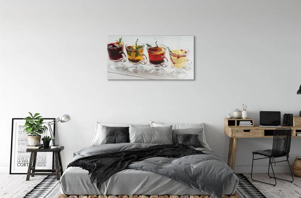 Obraz plexi Zimné ovocný čaj byliny 100x50 cm
