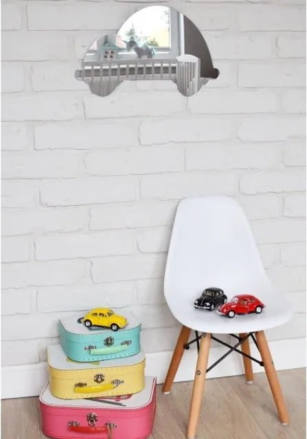 Zrkadlo do detskej izby autíčko