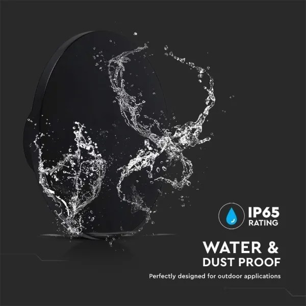 LED Vonkajšie nástenné svietidlo LED/12W/230V 3000K IP65 čierna