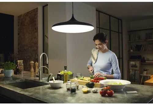 LED luster Philips HUE 4076130P6 Cher 25W 3000lm 2200-6500K čierny s diaľkovým ovládaním - kompatibilný so SMART HOME by hornbach