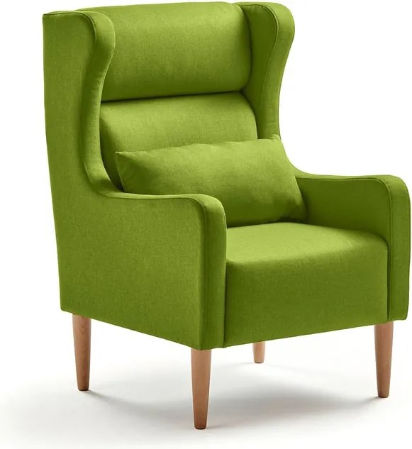 Kreslo LUCKY, čalúnenie Medley, limetková