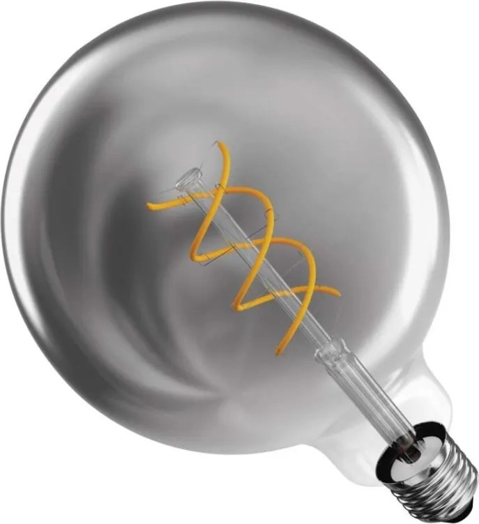 LED žiarovka DECO dymová G125 teplá biela