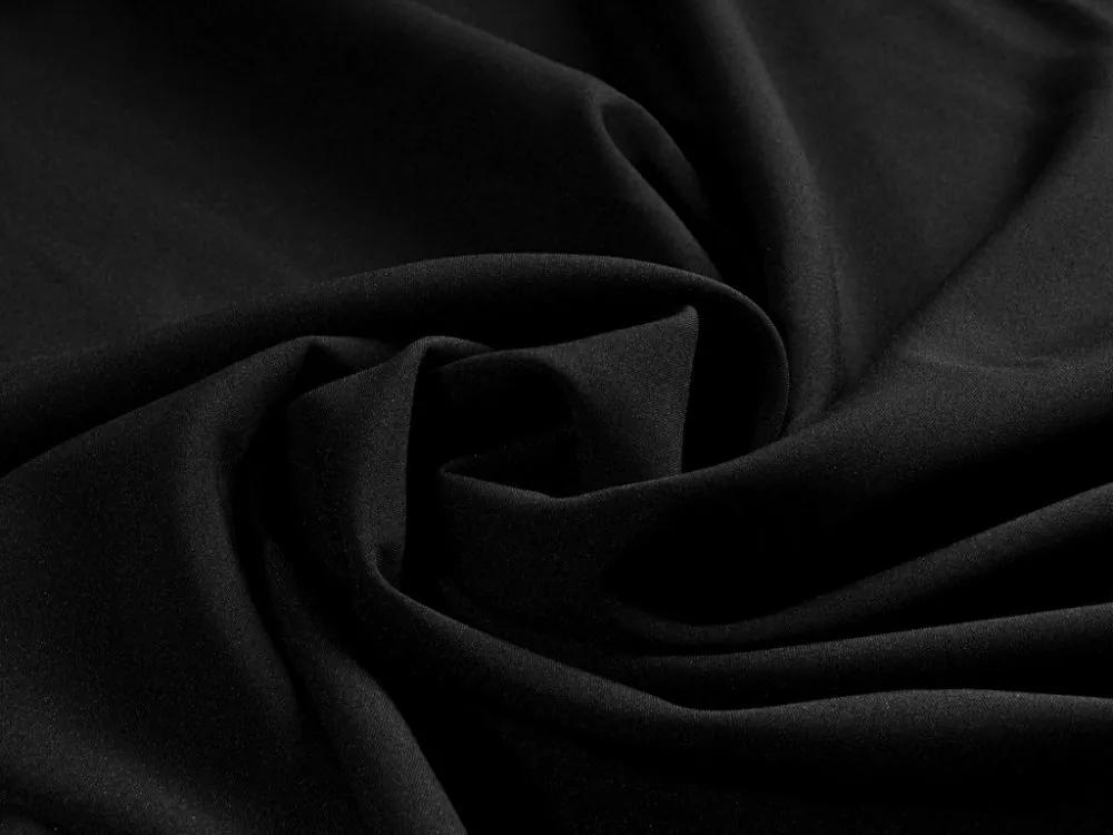 Biante Dekoračný behúň na stôl Rongo RG-014 Čierny 45x120 cm