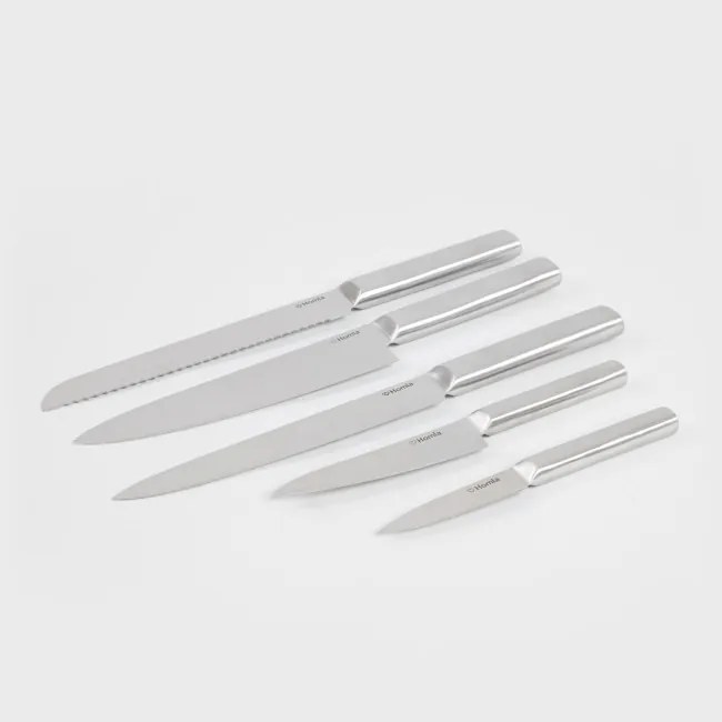 Sada piatich nožov MASTERSET strieborná 744075