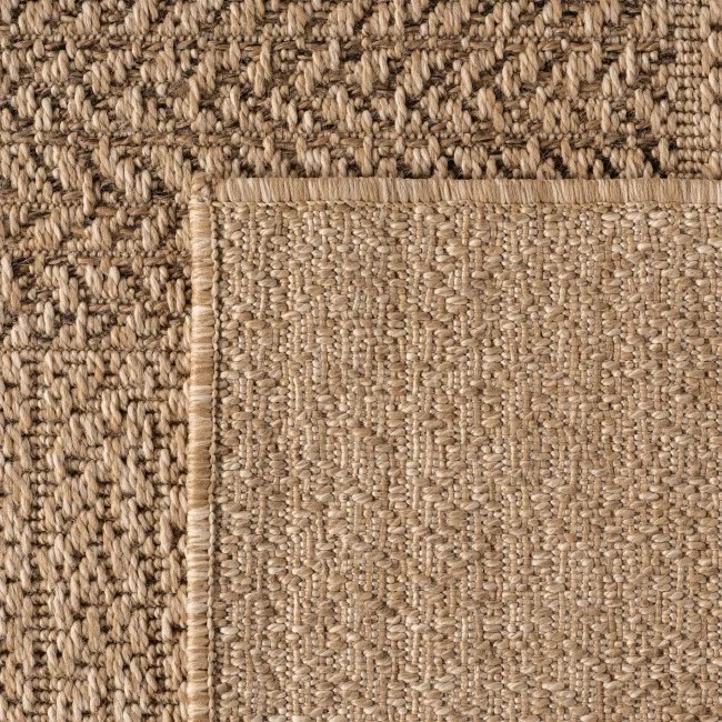 Koberec TIMBER kocky, béžový kruh