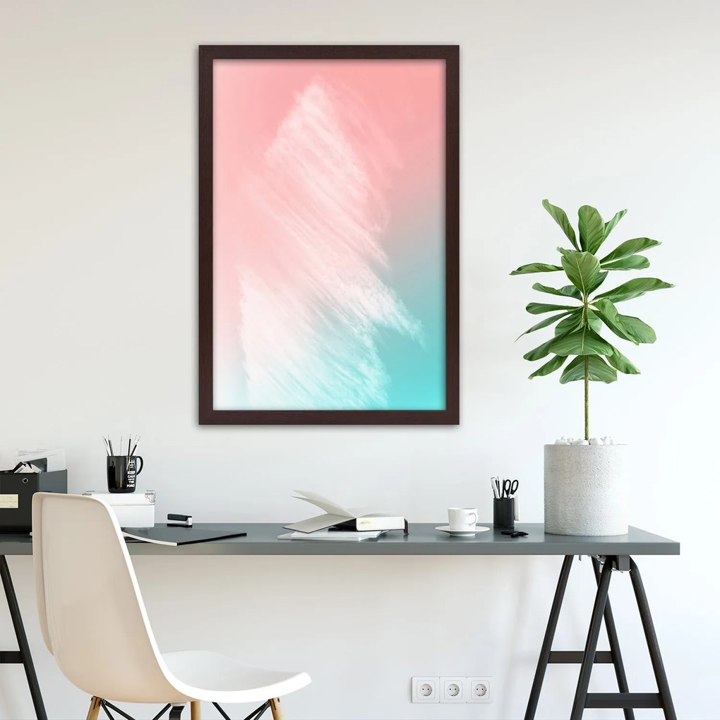 Gario Plagát Pastelová abstrakcia Farba rámu: Bez rámu, Rozmery: 40 x 60 cm