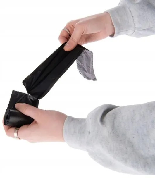 Puzdro na sáčky pre psov PJ-097 s rolkami (20 ks)