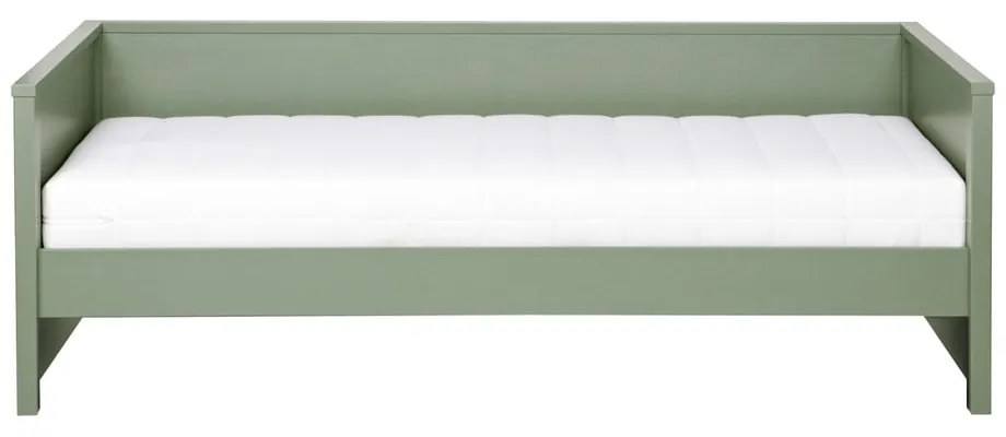 Zelená posteľ/sofa WOOOD Nikki, 200 × 90 cm