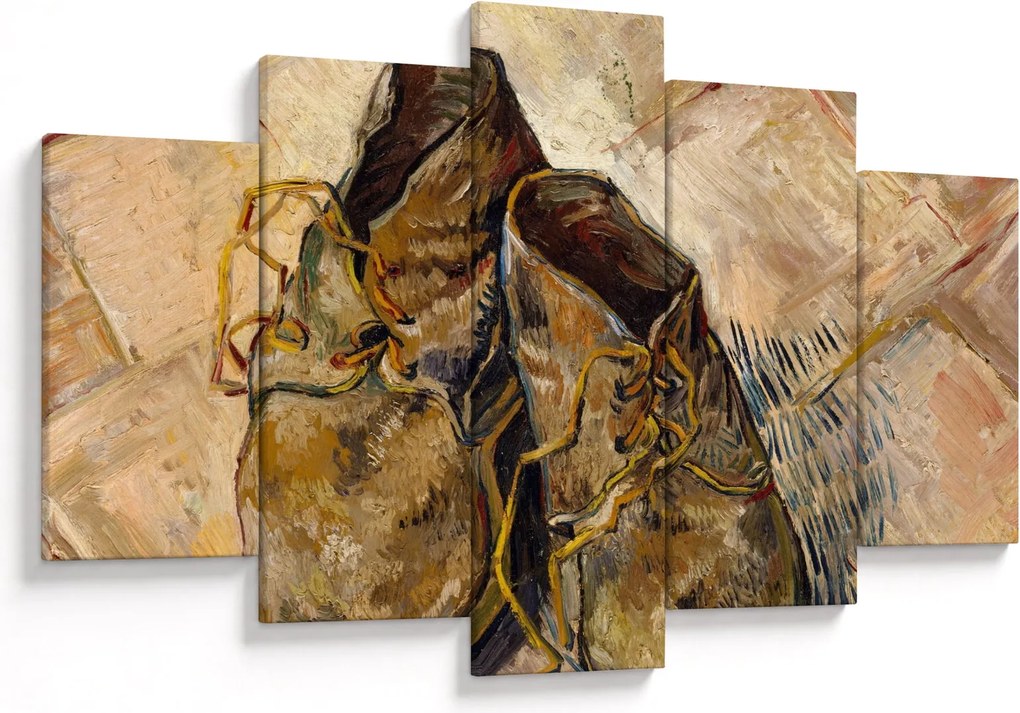 Obraz - Vincent van Gogh, Shoes, reprodukcia (150x105 cm)