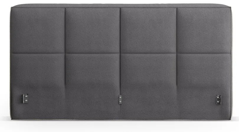 Tmavosivé čalúnené čelo postele 189x100 cm Darren – Micadoni