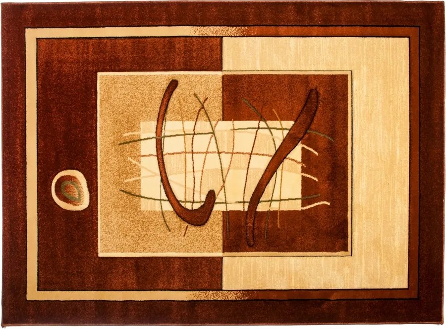 TA Koberec 5118A HNEDÁ ANTOGYA Rozmer: 180x260 cm