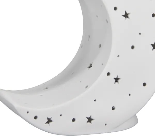 ONLI - Stolná lampa PORCELLANA 1xE14/6W/230V 21 cm mesiac