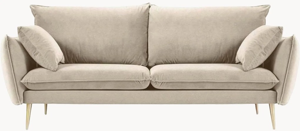 Zamatová pohovka Elio (3-miestna), Š 198 cm