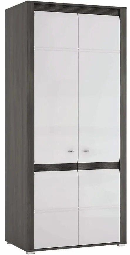 Skriňa Sevilla Typ 20 90 cm nórská borovica/ biela