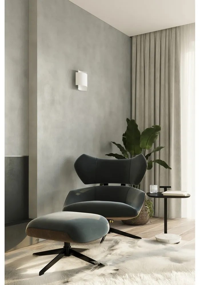 Biele nástenné svietidlo Sollux Forgmi