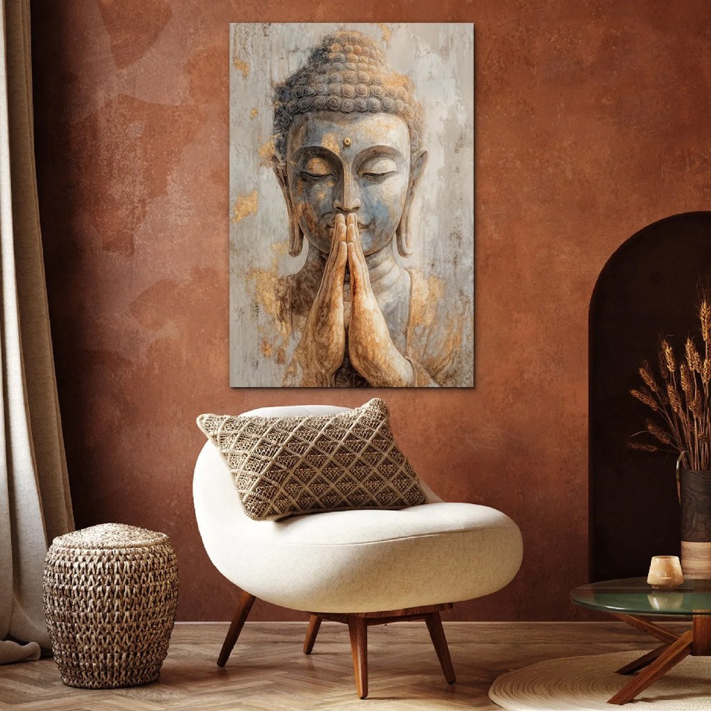 DUBLEZ | Drevený obraz - Buddha